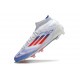 Zapatos adidas F50 Elite Mid FG Ftwr Blanco Rojo Azul Lúcido