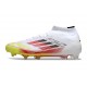 Zapatos adidas F50 Elite Mid FG Ftwr Blanco Rojo Amarillo