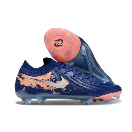 Botas Nike Phantom Luna 2 Elite L FG X Haaland Fg Azul Vacío Cromo