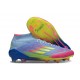 Zapatos adidas F50 Elite Mid FG Azul Fusion Limón Lúcido Rosa Lúcido