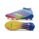 Zapatos adidas F50 Elite Mid FG Azul Fusion Limón Lúcido Rosa Lúcido