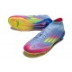 Zapatos adidas F50 Elite Mid FG Azul Fusion Limón Lúcido Rosa Lúcido
