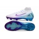 Nike Zoom Mercurial Superfly 10 Elite FG Blanco Violeta Azul