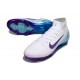 Nike Zoom Mercurial Superfly 10 Elite FG Blanco Violeta Azul