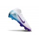 Nike Zoom Mercurial Superfly 10 Elite FG Blanco Violeta Azul