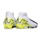 Nike Zoom Mercurial Superfly 10 Elite FG Blanco Negro Amarillo