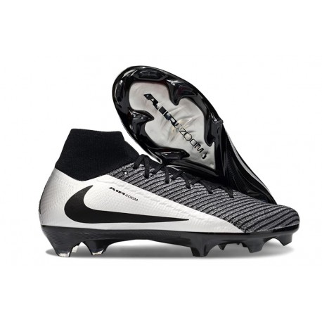 Nike Zoom Mercurial Superfly 10 Elite FG Negro Plateada