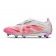 adidas Predator Elite Fold-over Tongue 25 FG Rosa Blanco Dorado