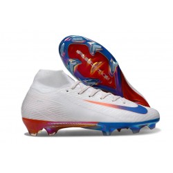 Nike Air Zoom Mercurial Superfly X Elite FG Blanco Rojo Azul
