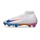 Nike Air Zoom Mercurial Superfly X Elite FG Blanco Rojo Azul