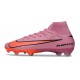 Nike Air Zoom Mercurial Superfly X Elite FG Rosa Naranja