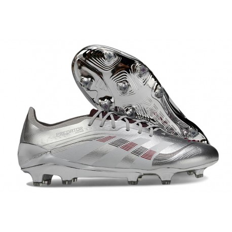 BOTINES DE FUTBOL adidas Predator Elite FG Plateado