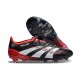 BOTINES DE FUTBOL adidas Predator Elite FG Negro Blanco Rojo