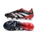 BOTINES DE FUTBOL adidas Predator Elite FG Negro Blanco Rojo