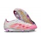 BOTINES DE FUTBOL adidas Predator Elite FG Rosa Blanco