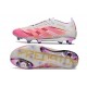BOTINES DE FUTBOL adidas Predator Elite FG Rosa Blanco