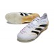 BOTINES DE FUTBOL adidas Predator Elite FG Blanco Negro Dorado