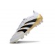 BOTINES DE FUTBOL adidas Predator Elite FG Blanco Negro Dorado