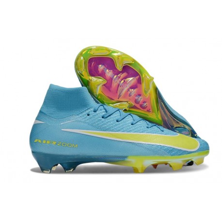 Nike Air Zoom Mercurial Superfly X Elite FG Azul Amarillo