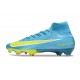 Nike Air Zoom Mercurial Superfly X Elite FG Azul Amarillo