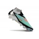 Botas de fútbol altas Nike Phantom 6 Elite FG Turquesa Cromo Negro
