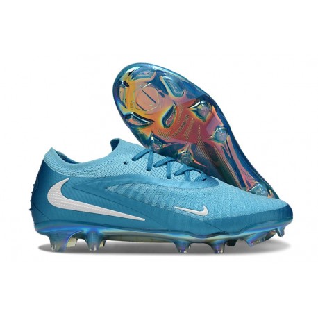 Botas Nike Phantom 6 Elite Low FG Azul Blanco