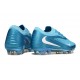 Botas Nike Phantom 6 Elite Low FG Azul Blanco