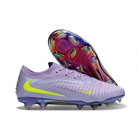 Botas Nike Phantom 6 Elite Low FG Violeta Amarillo