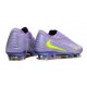 Botas Nike Phantom 6 Elite Low FG Violeta Amarillo
