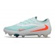 Botas Nike Phantom 6 Elite Low FG Blanco Verde Naranja