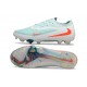 Botas Nike Phantom 6 Elite Low FG Blanco Verde Naranja