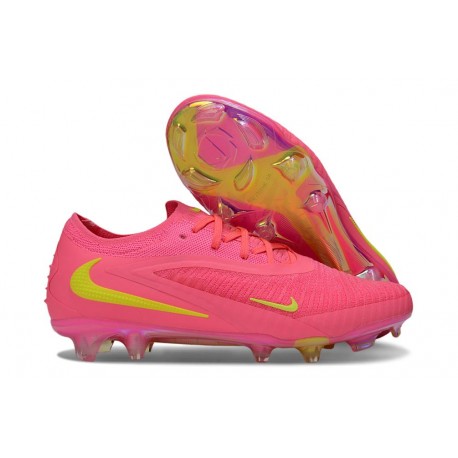Botas Nike Phantom 6 Elite Low FG Rosa Amarillo