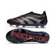 Bota adidas Predator Elite Laceless FG Negro Gris Four Rojo Lúcido