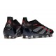 Bota adidas Predator Elite Laceless FG Negro Gris Four Rojo Lúcido