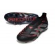 Bota adidas Predator Elite Laceless FG Negro Gris Four Rojo Lúcido