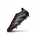Bota adidas Predator Elite Laceless FG Negro Gris Four Rojo Lúcido