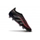 Bota adidas Predator Elite Laceless FG Negro Gris Four Rojo Lúcido