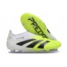Bota adidas Predator Elite Laceless FG Blanco Negro Limón Lúcido