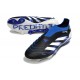 Bota adidas Predator Elite Laceless FG Negro Azul Lúcido Blanco