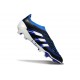 Bota adidas Predator Elite Laceless FG Negro Azul Lúcido Blanco