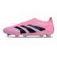 Bota adidas Predator Elite Laceless FG Rosa Negro
