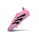 Bota adidas Predator Elite Laceless FG Rosa Negro