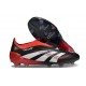 Bota adidas Predator Elite Laceless FG X MOMENTS Negro Blanco Rojo