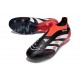 Bota adidas Predator Elite Laceless FG X MOMENTS Negro Blanco Rojo