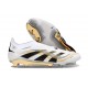Bota adidas Predator Elite Laceless FG Ftwr Blanco Dorado Met