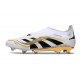 Bota adidas Predator Elite Laceless FG Ftwr Blanco Dorado Met
