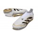 Bota adidas Predator Elite Laceless FG Ftwr Blanco Dorado Met