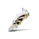 Bota adidas Predator Elite Laceless FG Ftwr Blanco Dorado Met
