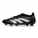 Bota adidas Predator Elite Laceless FG Negro Blanco
