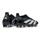 Bota adidas Predator Elite Laceless FG Negro Blanco Azul